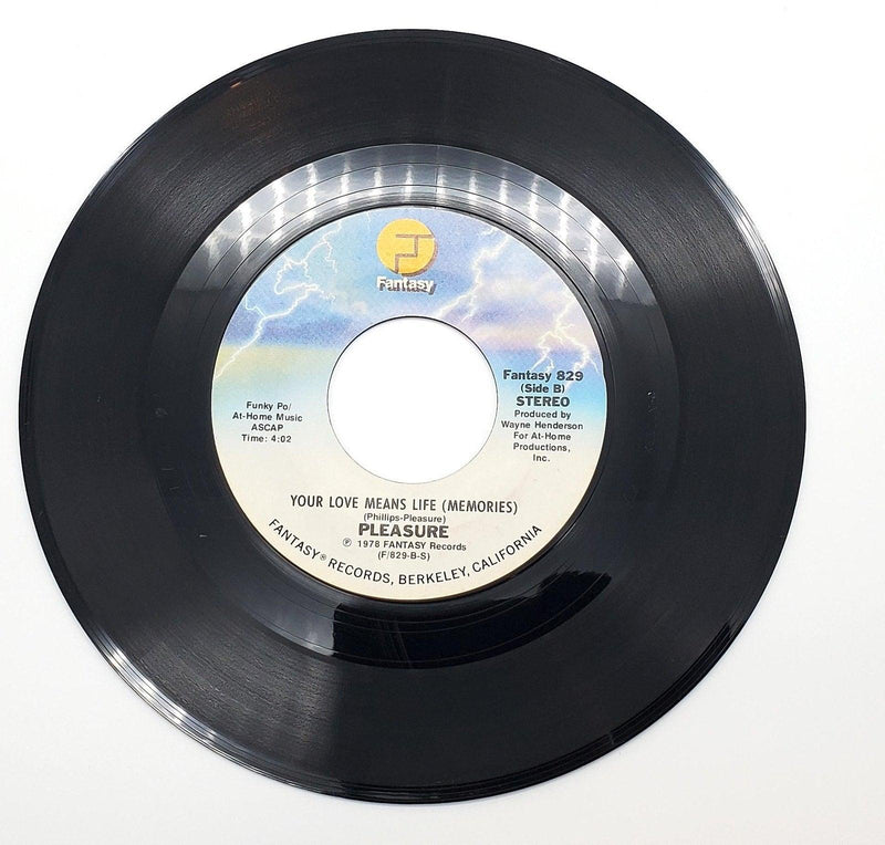 Pleasure Get To The Feeling 45 RPM Single Record Fantasy 1978 Fantasy 829 2