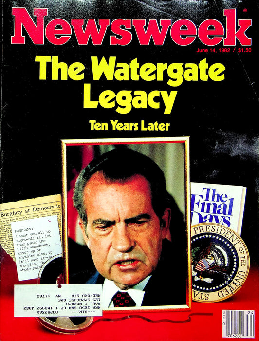 Newsweek Magazine June 14 1982 Nixon's Watergate Legacy 10 Years Reaganomics