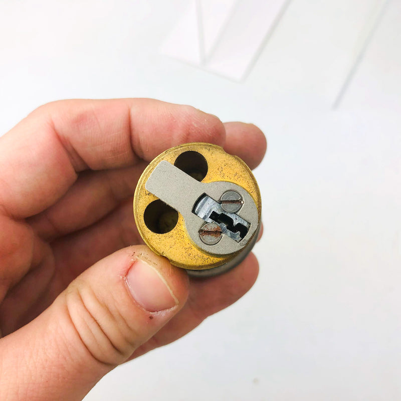 Yale Mortise Cylinder 1152 1-1/4" US32D Satin Stainless Steel O Bittings GC NOS