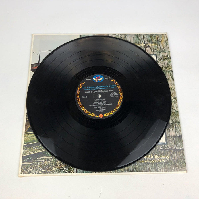 Johnny Cash Rock Island Line Record 33 RPM LP SYS 5288 Living Sound 6