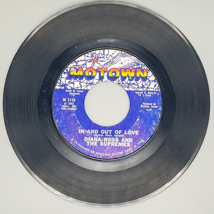 Diana Ross In And Out Of Love Record 45 RPM Single M 1116 Motown 1967 1
