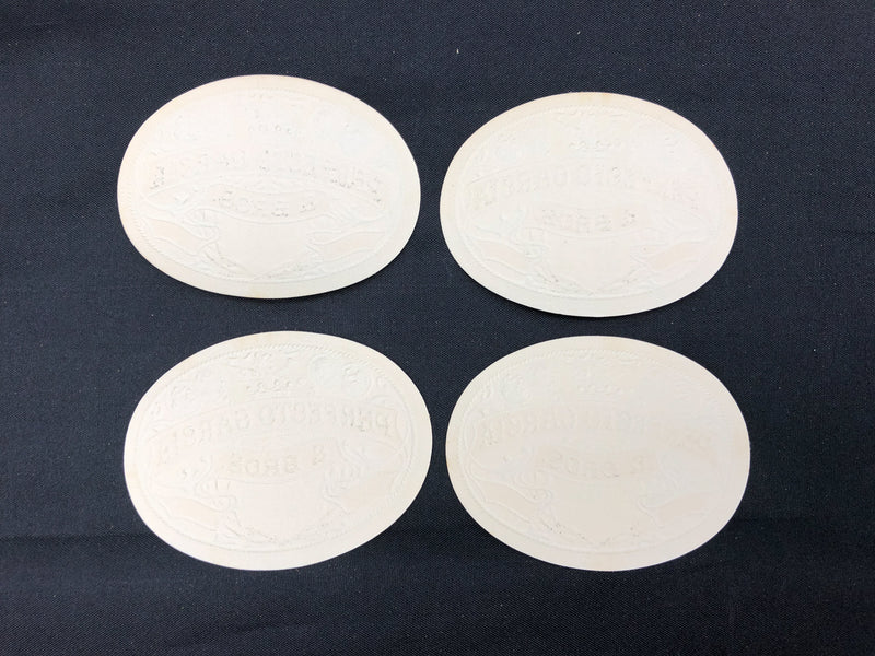 Perfecto Garcia & Bros Finest Cigars Label Box Wrapper Original Embossed Unused