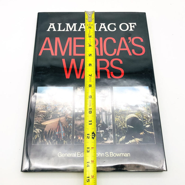 Almanac Of America's Wars Hardcover John S. Bowman 1990 Oversized 1st Edition 12