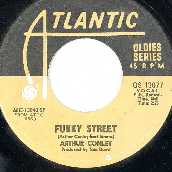 Arthur Conley 45 RPM 7" Record Funky Street / Sweet Soul Music Atlantic 1