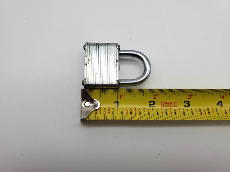 3x Ilco Padlocks 1124-22-51 Keyed Different 7/8" L x 0.25" D Shackle Warded NOS