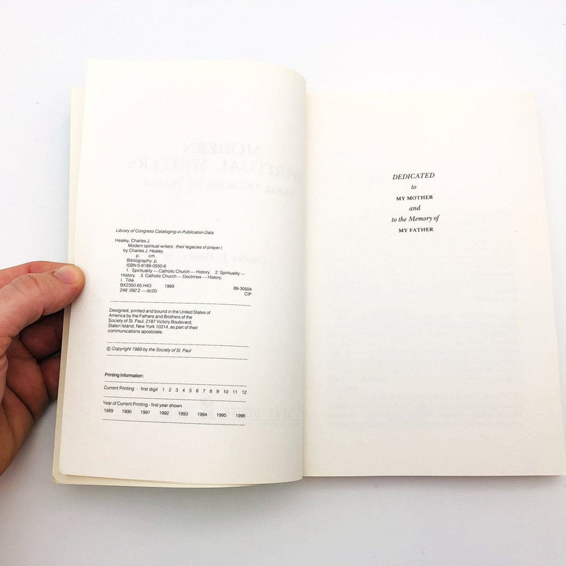 Modern Spiritual Writers Paperback Charles J Healey 1989 Catholic Church 1st Ed 7