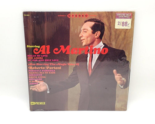 Al Martino & Robert Portoni Starring Al Martino 33 RPM LP Record Premier SHRINK 1