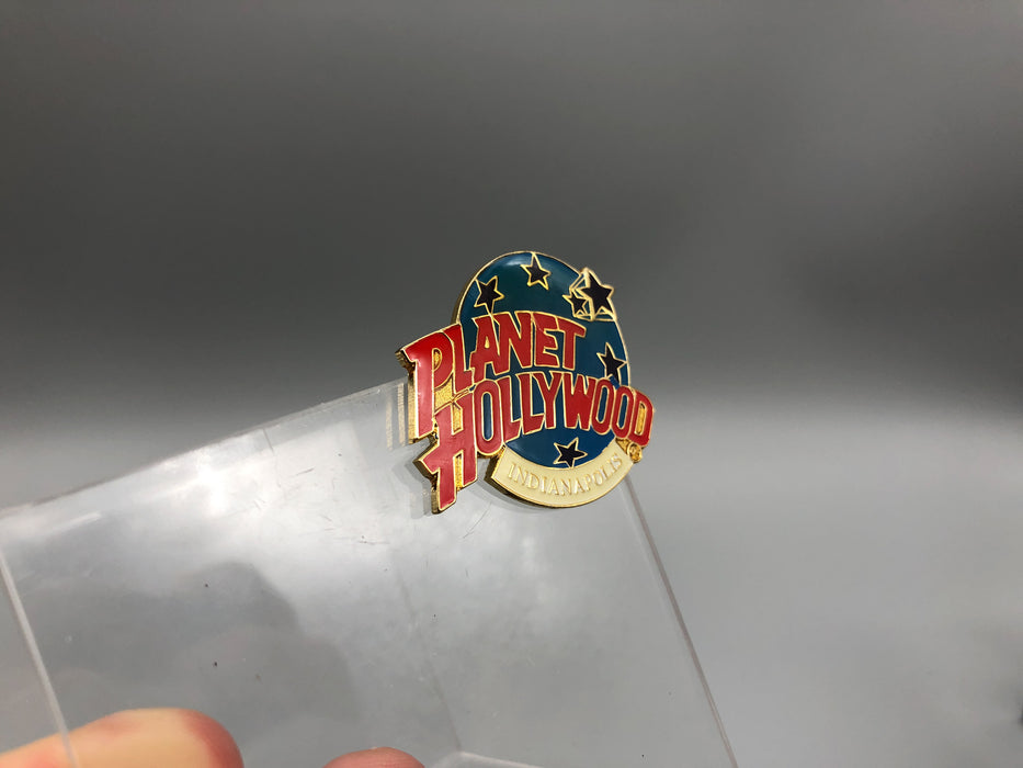 Vintage Planet Hollywood Lapel Pin Indianapolis Enamel Epoxy Restaurant Souvenir