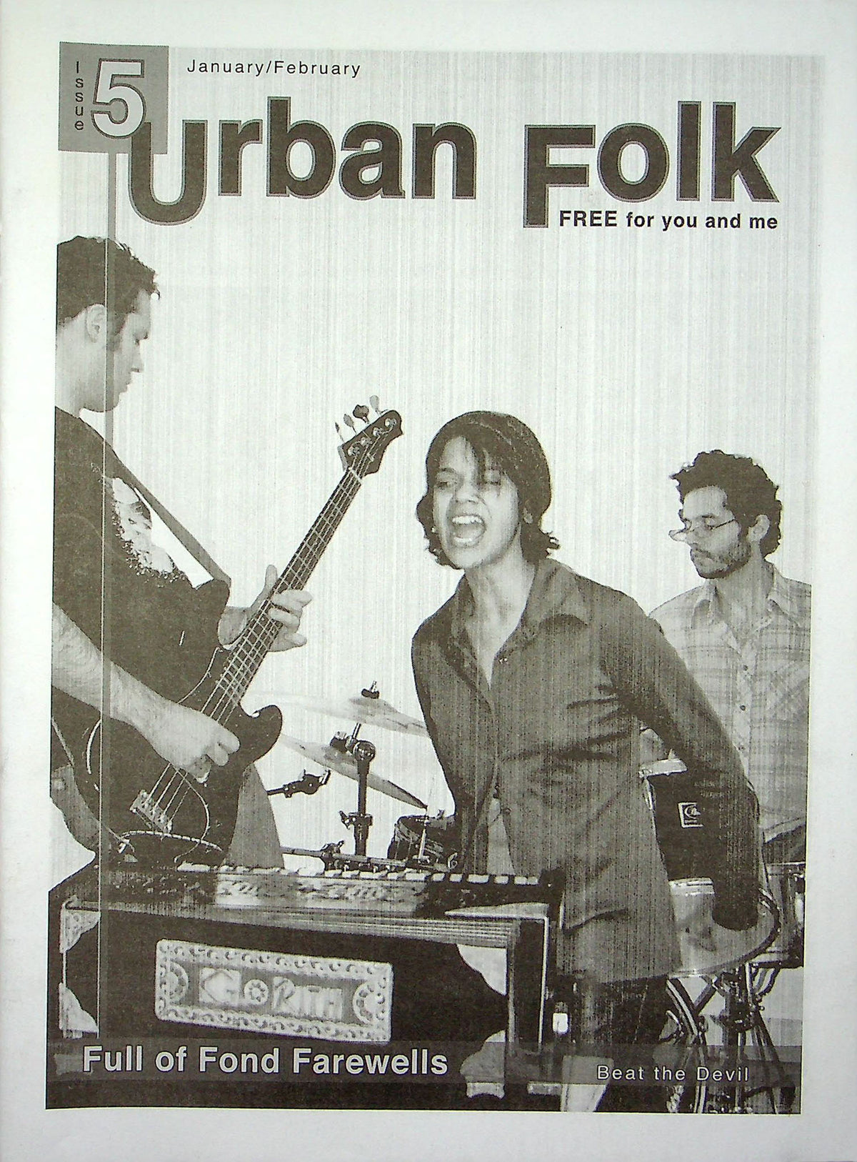 Urban Folk Magazine Zine Jan-Feb 2006 AntiPress Antifolk Roger Manning ...