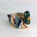Occupied Japan Hand Painted Duck Planter 4x8 Inches 1