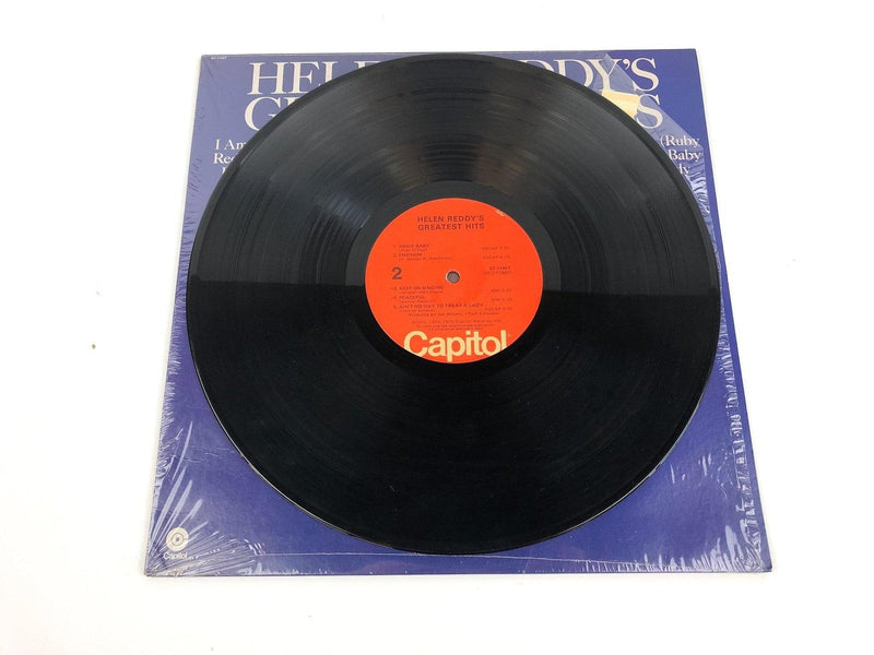 Helen Reddy Autographed Helen Reddy's Greatest Hits Vinyl Record ST-11467 Capitol 1975