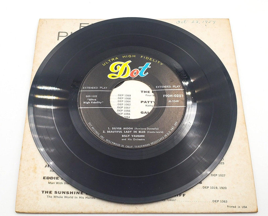 Billy Vaughn Melodies Of Love Vol 2 Record 45 RPM EP DEP-1022 Dot 4