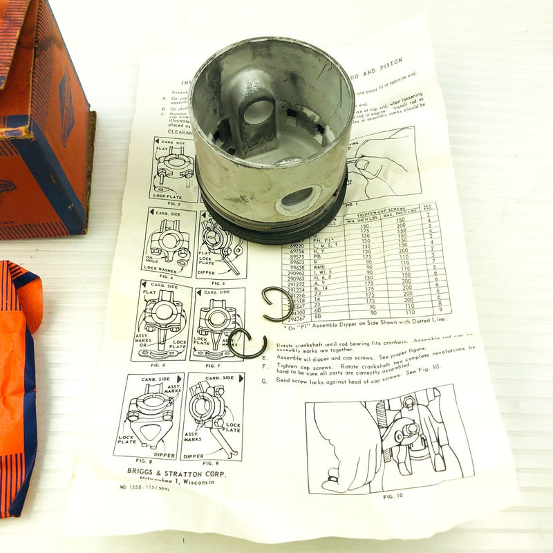 Briggs and Stratton 295479 Piston Assembly Standard Sleeved Cylinder OEM New 3