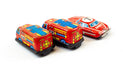 Vintage Tin Windup Cars - Fire Truck & Fire Chief | Lot of 3 3