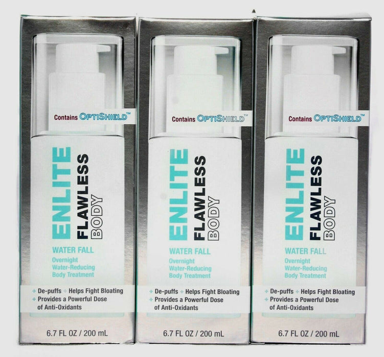 3 Pack Firming Caffeine Cream Slimming Enlite Flawless Body Water Fall 624ml