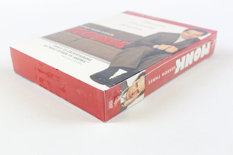 Monk Season 3 DVD Box Set 4 Discs - Universal 2005 | NEW SEALED
