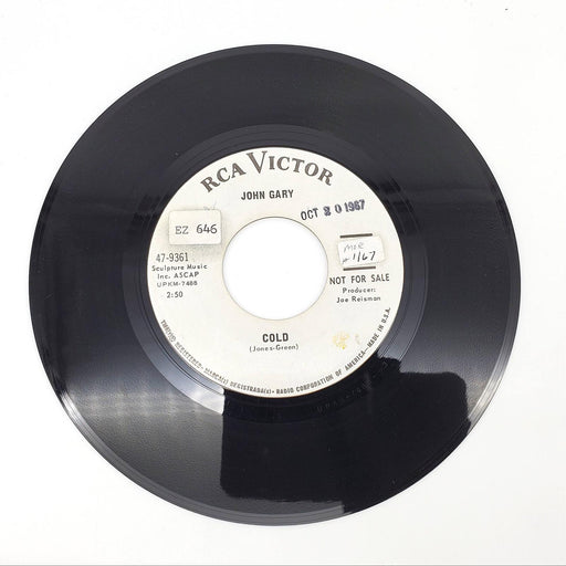 John Gary Cold Single Record RCA 1967 47-9361 PROMO 1
