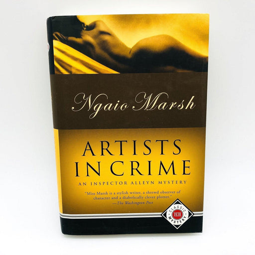 Artists In Crime Hardcover Ngaio Marsh 1965 Inspector Alleyn Mystery Art Paint 1