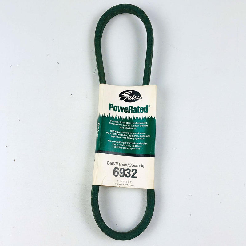 Gates Powerated 6932 21/32 x 32 Lawn Mower V Belt USA Made New Old Stock NOS