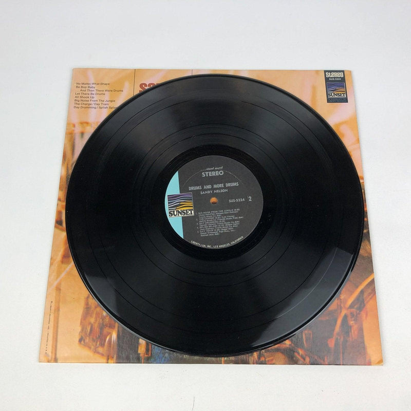 Sandy Nelson Drums and More Drums! Record 33 RPM LP SUS-5224 Sunset Records 1968 6