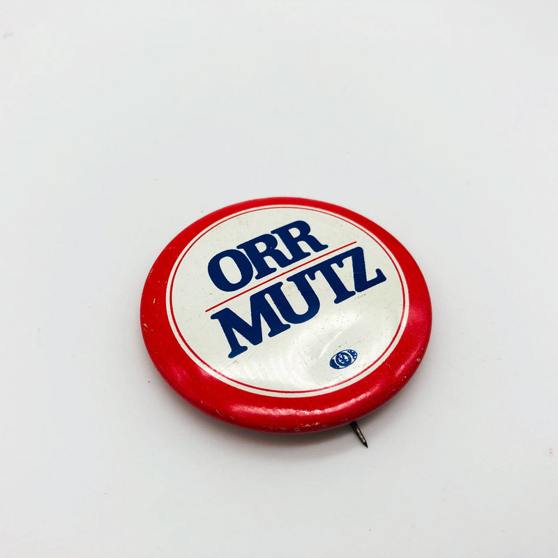 Orr Mutz Political Button 1.5" Indiana Governor Campaign Robert Bob Vintage 2