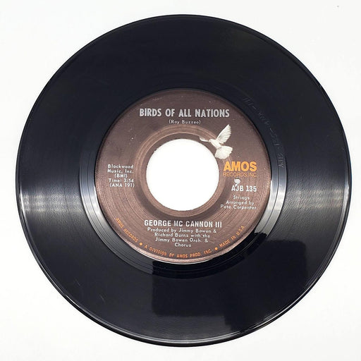 George McCannon, III Birds Of All Nations 45 RPM Single Record Amos 1970 AJB 135 1