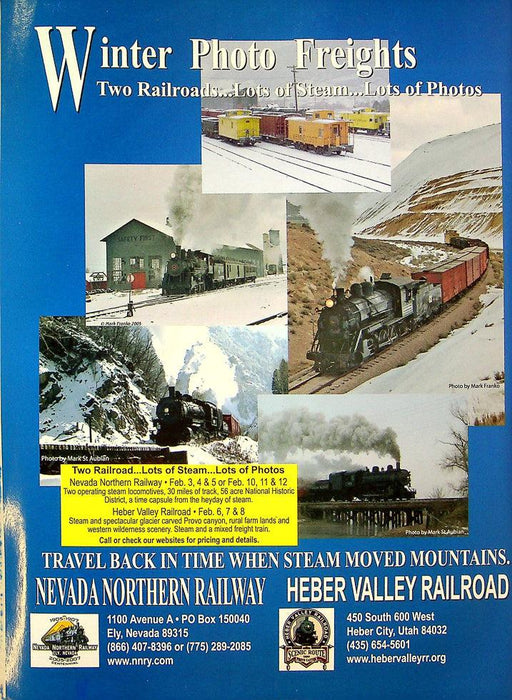 Railfan & Railroad Magazine January 2006 Vol 25 No 1 Three Rivers Railfanning