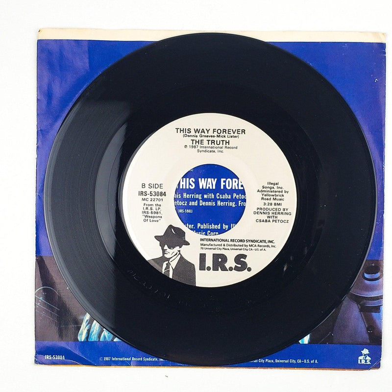 The Truth Weapons of Love Record 45 RPM Single IRS-53084 IRS Reords 1987 4