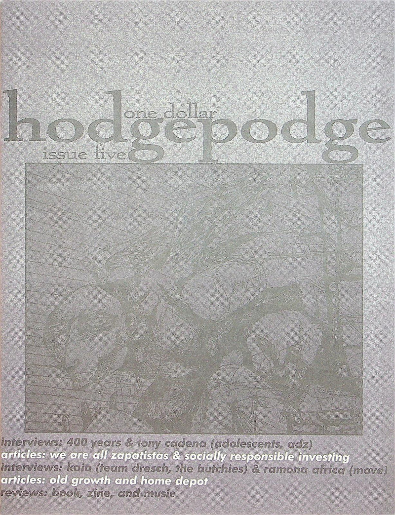 Hodgepodge Issue 5 Tony Cadena, Kaia, Ramona Africa