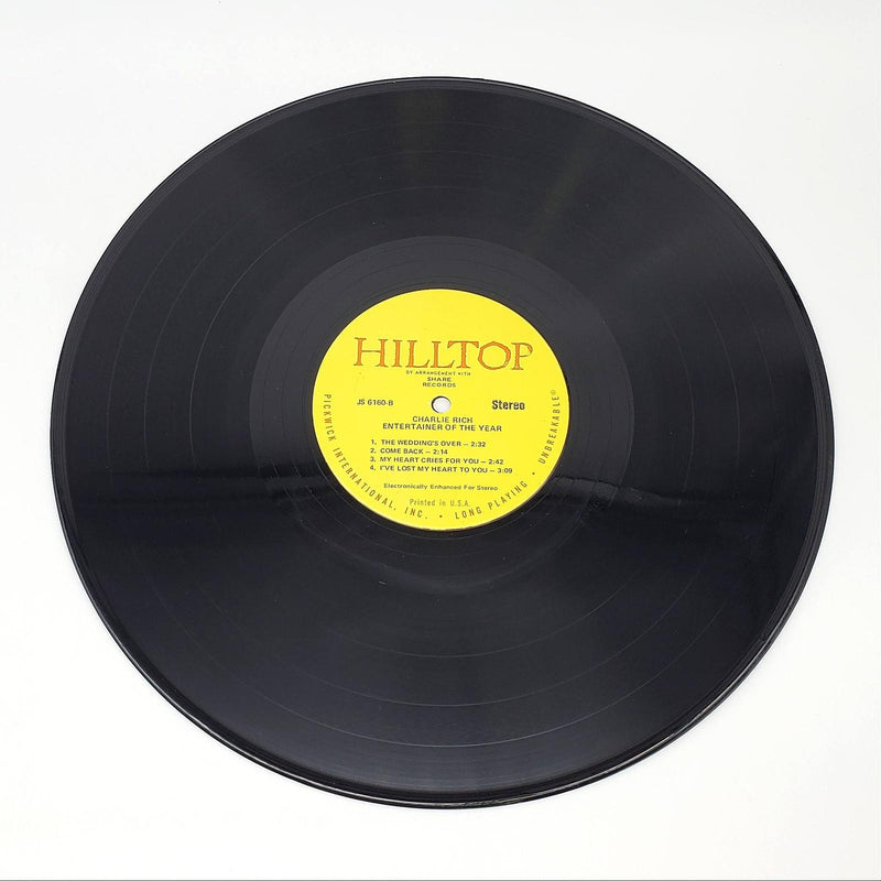 Charlie Rich Entertainer Of The Year LP Record Pickwick JS-6160 IN SHRINK 5