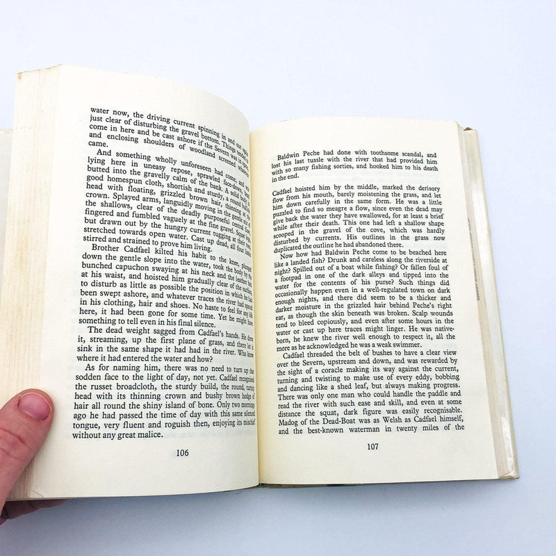 The Sanctuary Sparrow Hardcover Ellis Peters 1983 Monk Cadfael 1st Ed Ex Library 10