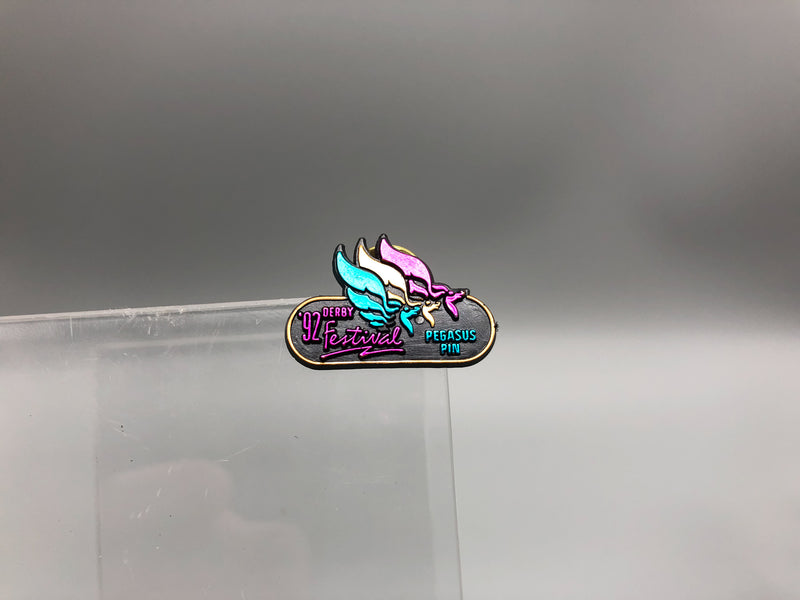 Vintage Kentucky Derby Festival Lapel Pin Pegasus Louisville Horse Racing 1992