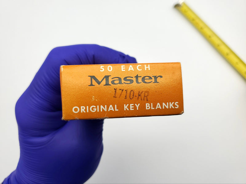 5x Master Lock Key Blanks 1710 KR for 1710, 1714, & 1790 Padlocks USA Made NOS