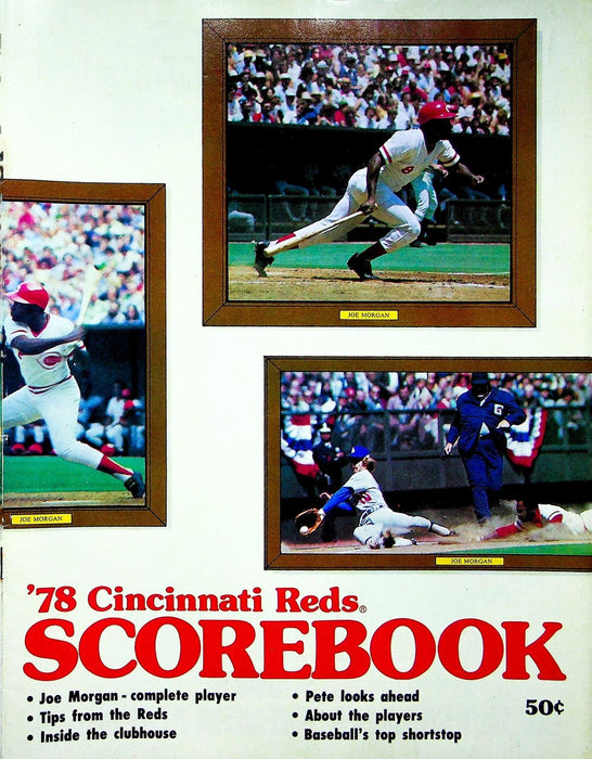 Cincinnati Reds Program 1978 Vs. Philadelphia Phillies MLB Major League Baseball