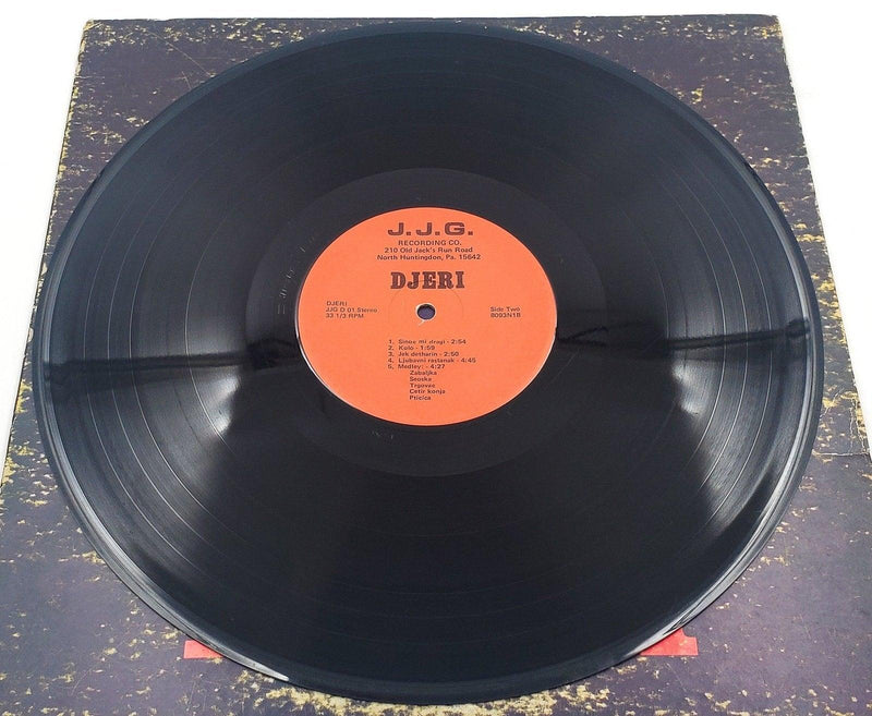 Jerry Grcevich Djeri 33 RPM LP Record J.J.G Records Tamburitza Music 6