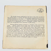 Frank Fontaine When Your Hair Has Turned To Silver 45 RPM Single Record 1962 2