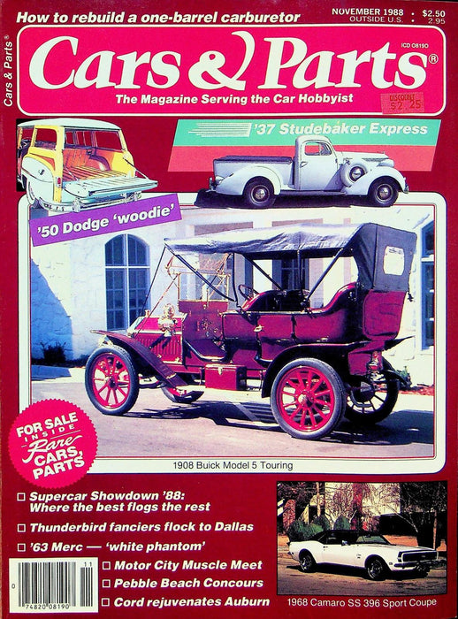 Cars & Parts Magazine November 1988 Vol 31 No 11 1937 Studebaker Express