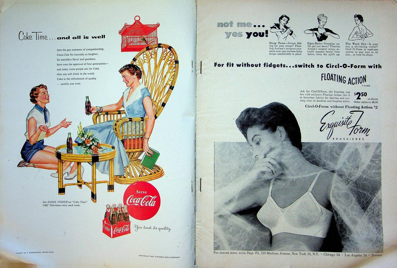 Family Circle Magazine May 1954 California Summer Fashion Yellowstone Cookbook 3