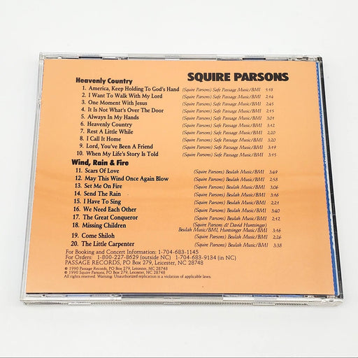 Squire Parsons Heavenly Country And Wind, Rain & Fire Album CD 2