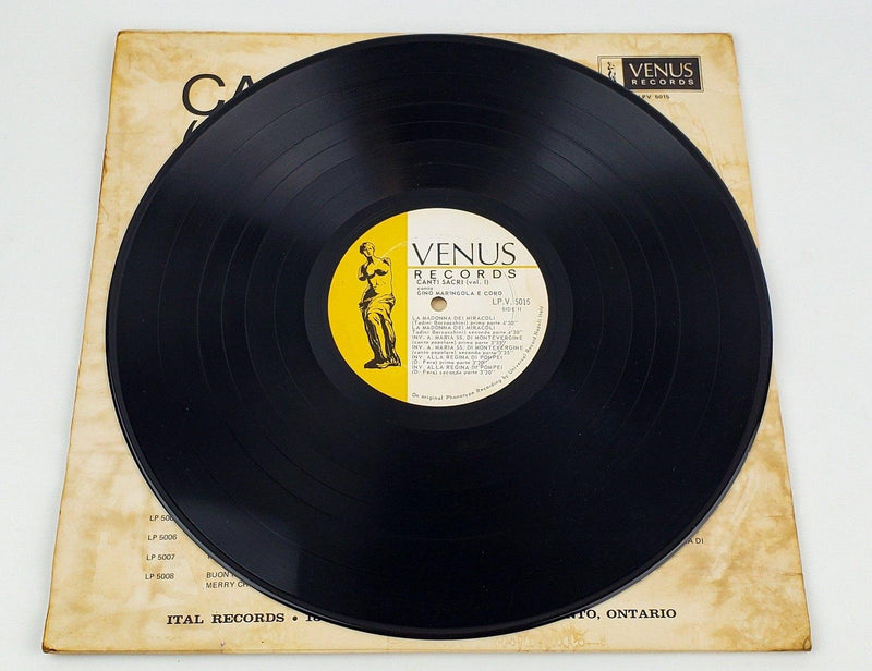 Gino Maringola Canti Sacri Popolari Vol 1 Record 33 RPM LP LPV 5015 Venus 5