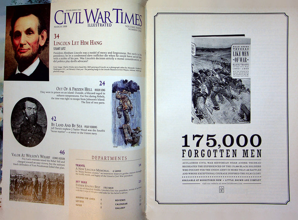 Civil War Times Magazine March 1998 Vol 37 No 1 Lincoln Condemns A Man To Die 2