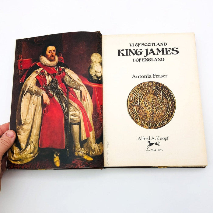 King James Hardcover Antonia Fraser 1975 Ex Library First American Edition 7