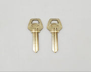 2x Corbin Z1-59B2-6 Key Blanks Nickel Silver 6 Pin NOS 3