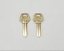 2x Corbin Z1-59B2-6 Key Blanks Nickel Silver 6 Pin NOS 3