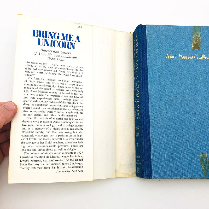 Bring Me A Unicorn Hardcover Anne Morrow Lindbergh 1972 Women Authors 1st Editio 6