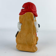 Vintage Jasco Piggy Bank Coin Detective Bassett Hound Dog Ceramic Missing 3