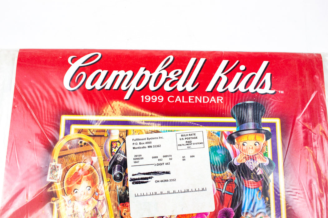 1999 Campbell's Tomato Soup Kids Wall Calendar - 11"x12" | NEW