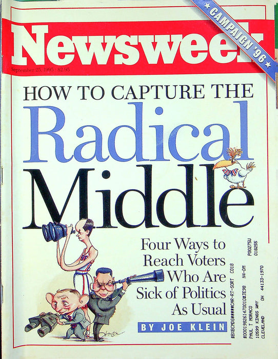 Newsweek Magazine September 25 1995 Ben Bradlee Washington Post Editor JFK Book