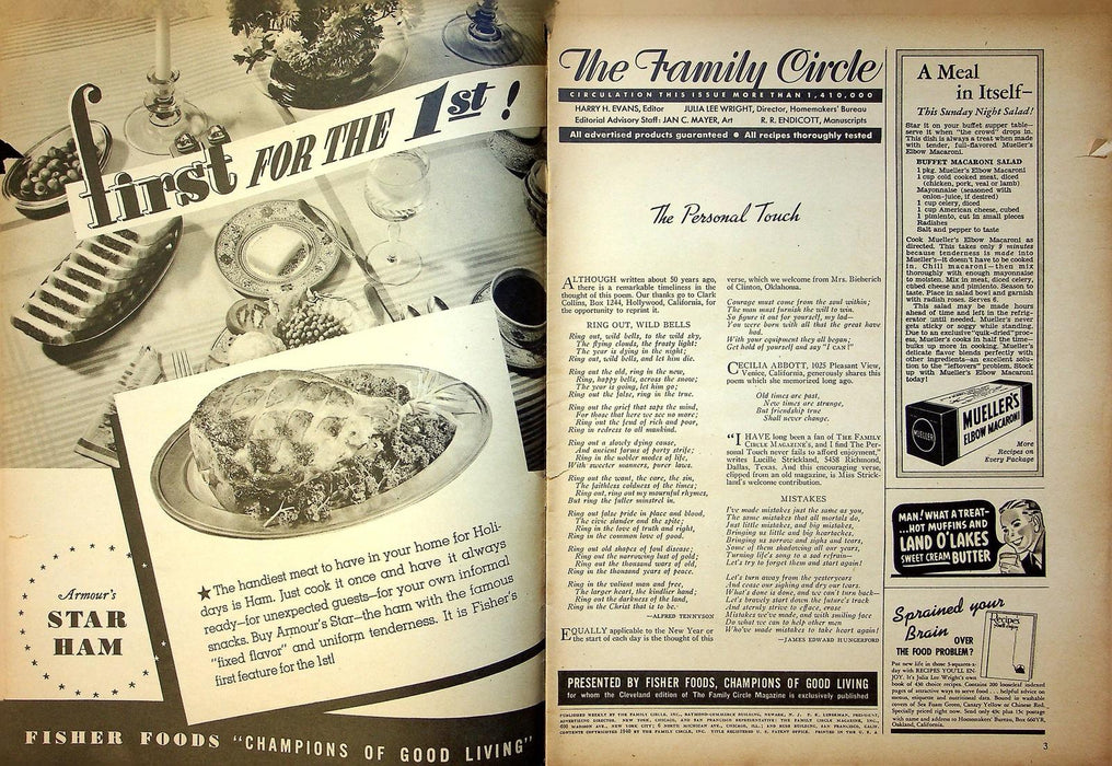 The Family Circle Magazine December 27 1940 Gertrude Macy Walt Disney's Fantasia 2