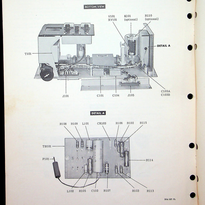 Collins RF Transmitter 552D-6 & 552F-6 Manual & Schematic